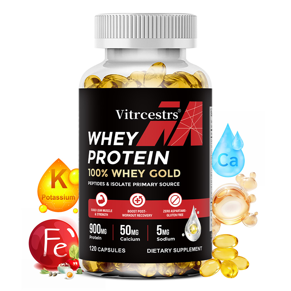 Nutrition And Fitness - 유청 단백질 농축 캡슐 - 900mg