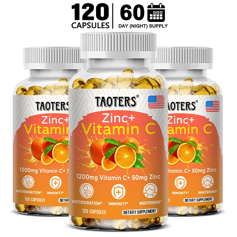 Nutrition Zinc - Taoters 비타민 C + 아연 보충제