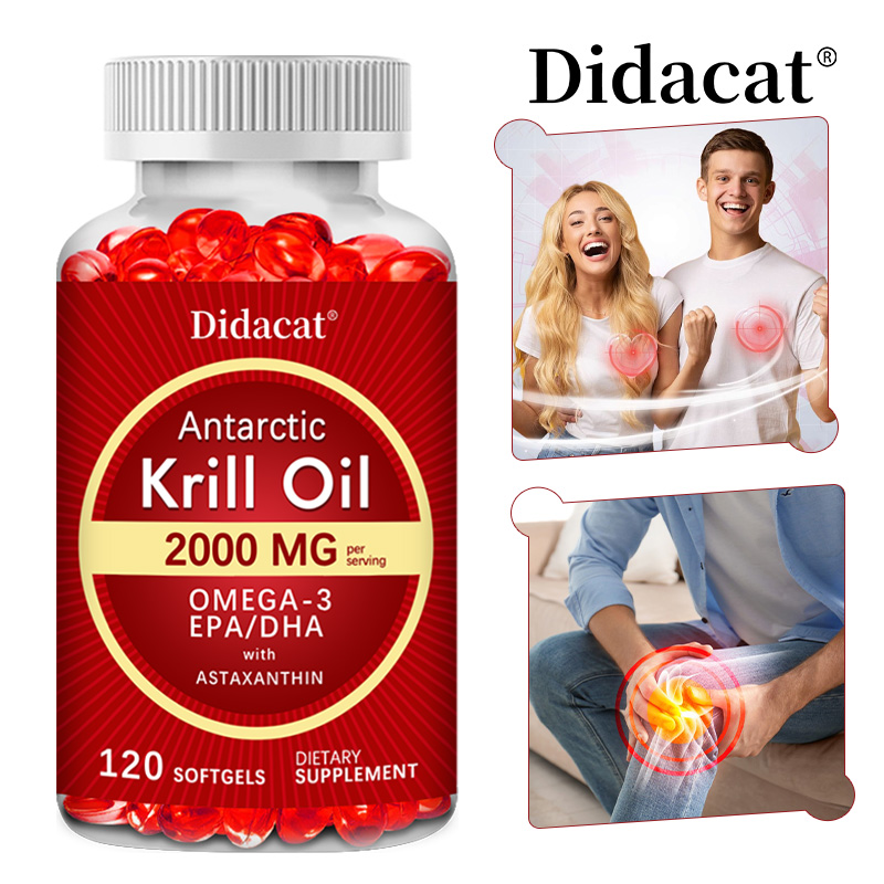 2000mg 남극 크릴 오일 (EPA, DHA, 아스타 - Krill Oil Supplement 리뷰 및 가격