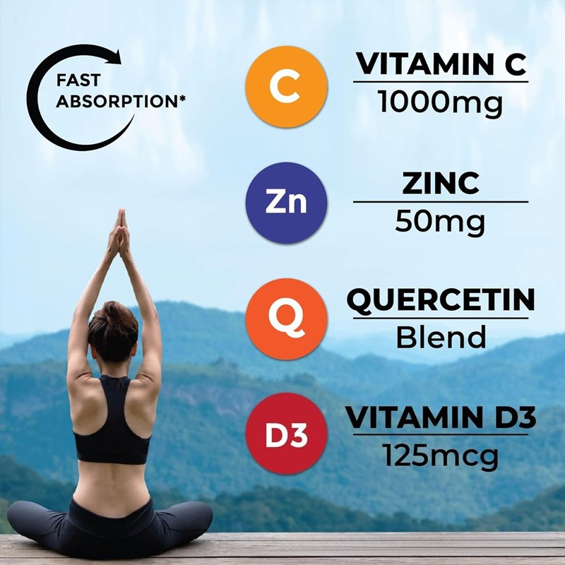 에키네시아, 비타민 C, 아연이 함유된 8-in-1 면 - Nutrition Zinc 리뷰 및 가격
