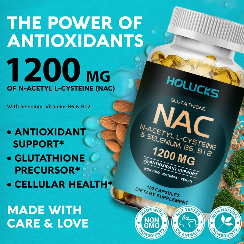 NAC 1200mg 캡슐, 간 건강, 해독, 항산화,  - Nac N Acetyl Cysteine 리뷰 및 가격