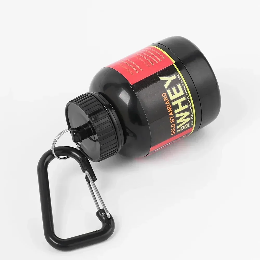 100ML 휴대용 단백질 파우더 용기 키체인이 있는 미 - Nutrition And Fitness 리뷰 및 가격