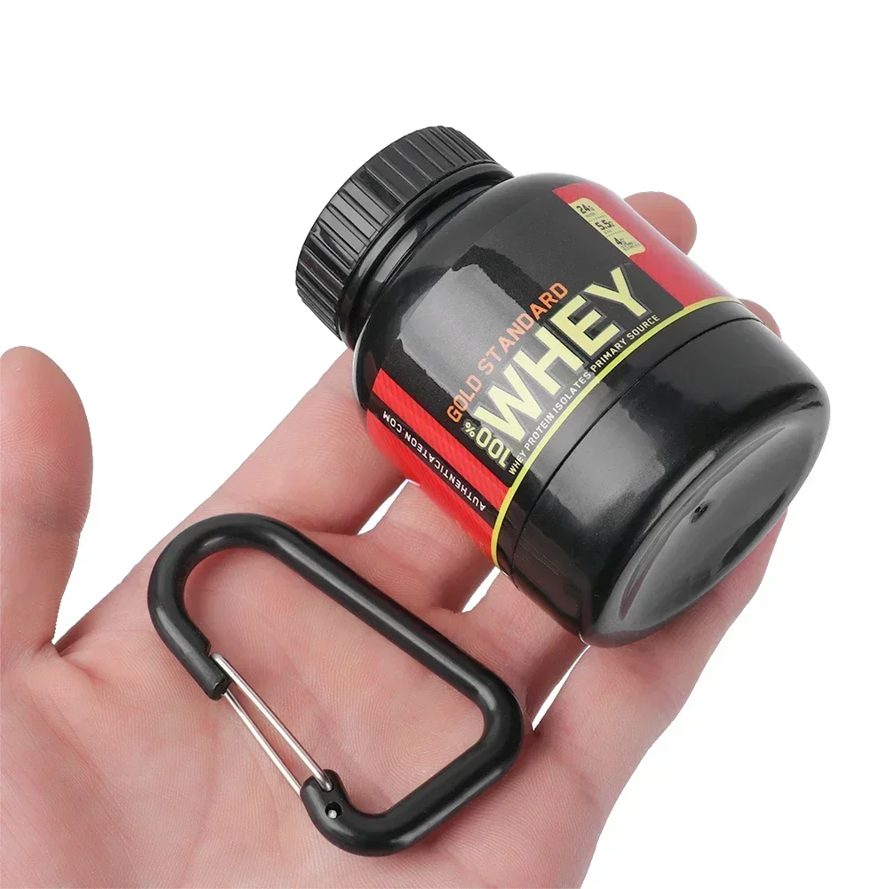 100ML 휴대용 단백질 파우더 용기 키체인이 있는 미 - Nutrition And Fitness 리뷰 및 가격