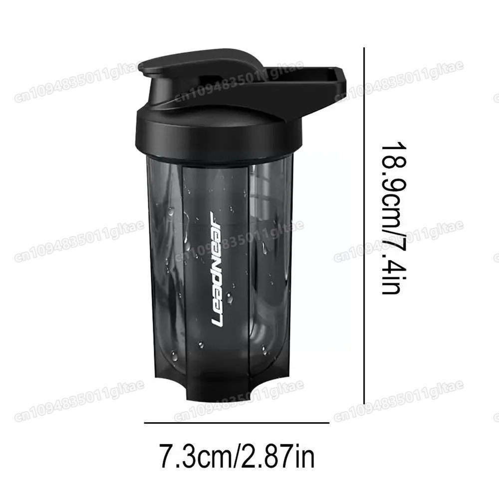 500ML 휴대용 단백질 파우더 쉐이커 병 누수 방지  - Nutrition And Fitness 리뷰 및 가격