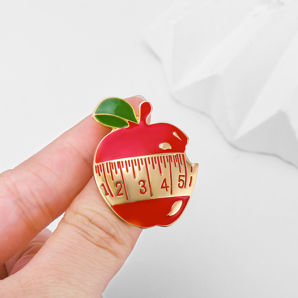 영양사 의사 액세서리에 대한 영양 사과 에나멜 브로치  - Nutrition Zinc 리뷰 및 가격