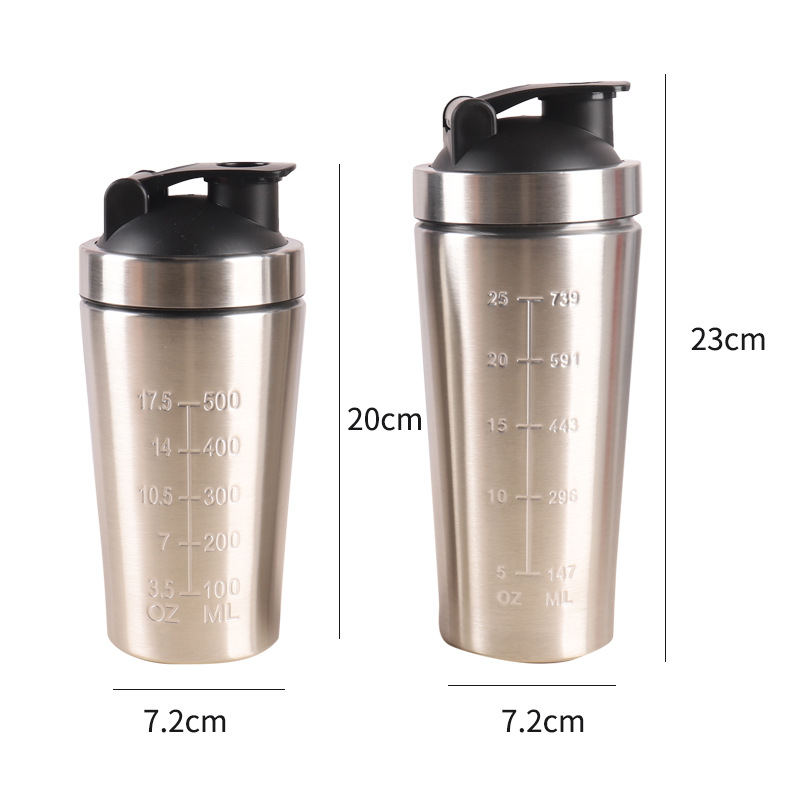 500ML/750ML 스테인레스 스틸 단백질 파우더 셰 - Nutrition And Fitness 리뷰 및 가격