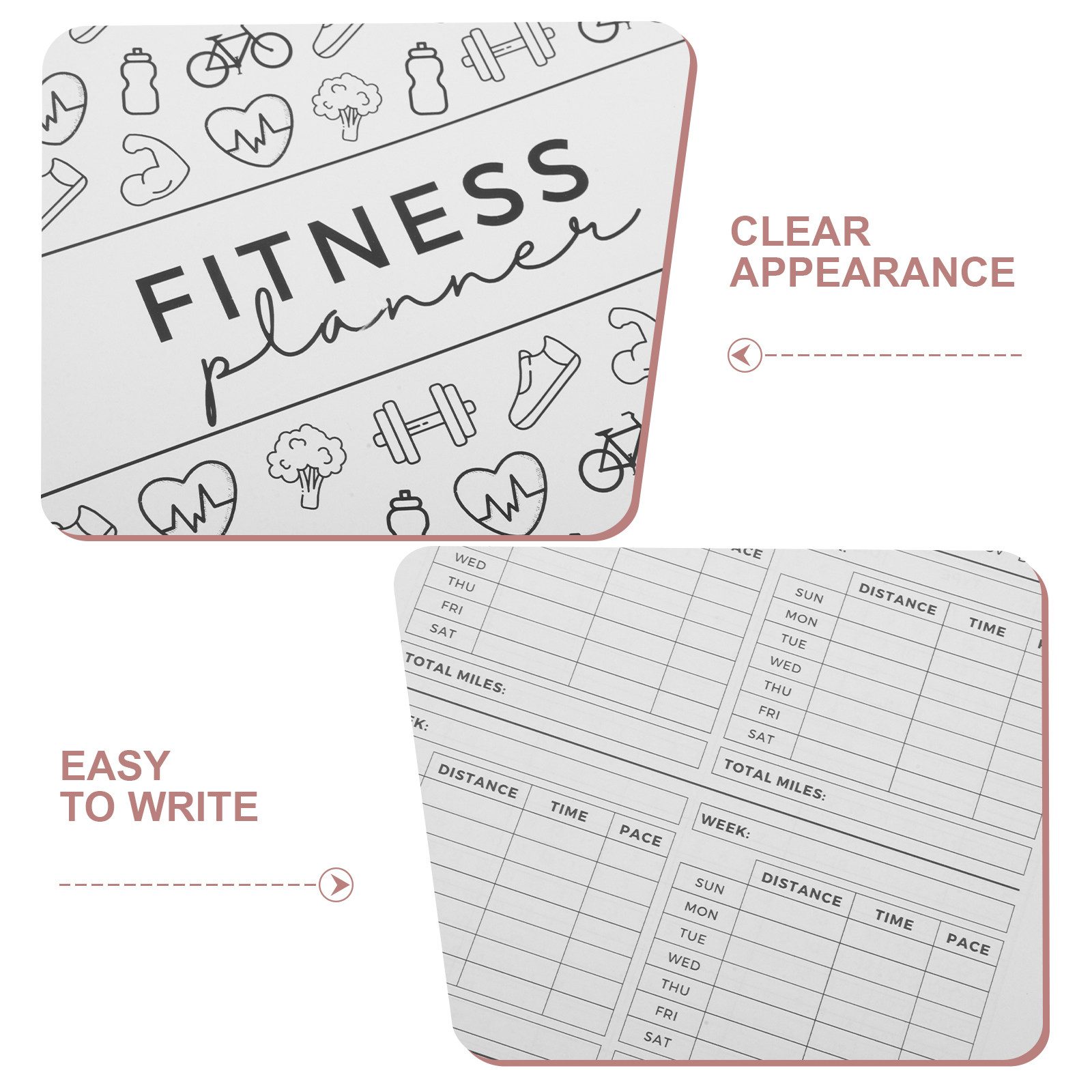 피트니스 플래너 피트니스 운동 일지 11.7x8.5 운 - Nutrition Fitness Books 리뷰 및 가격