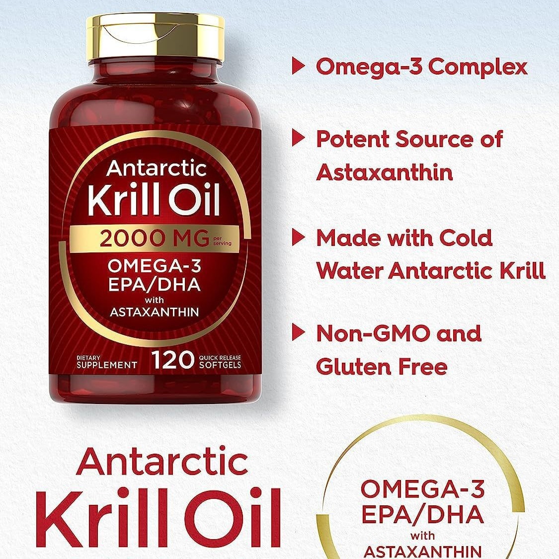 크릴 오일 연질 캡슐은 영양을 보충하고, 체력 강화,  - Krill Oil Supplement 리뷰 및 가격